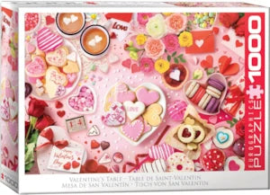 Puzzle Eurographics: 1000 piece Valentine's Table