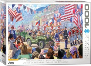 Puzzle Eurographics: 1000 piece Patriot Parade by Steve Crisp
