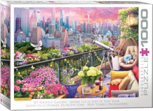 Puzzle Eurographics: 1000 piece NY Rooftop Garden by Olena