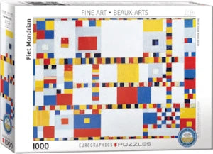 Puzzle Eurographics: 1000 piece Victory Boogie Woogie (Detail) by Piet Mondrian
