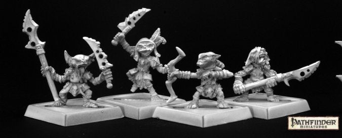 Mini Reaper Pathfinder: Goblin Warriors (4)