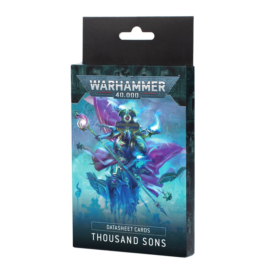 Warhammer 40K Thousand Sons:  Datasheet Cards