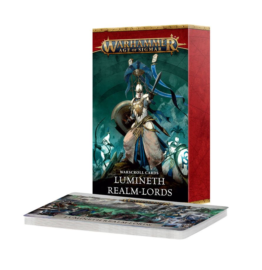 Warhammer: Age of Sigmar: Lumineth Realm-Lords: Warscroll Cards