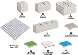 Terrain Monster Painted: Core Building Set & Baseplate (173pc)