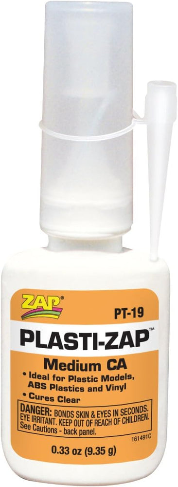 Glue Zap-a-Gap: 1/3oz Plastic CA+