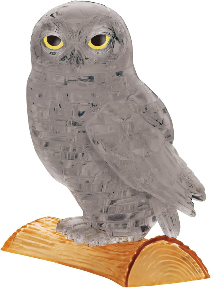 Crystal Puzzle: Owl (Grey)