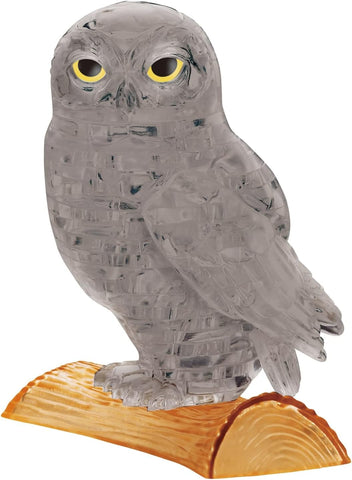 Crystal Puzzle: Owl (Grey)