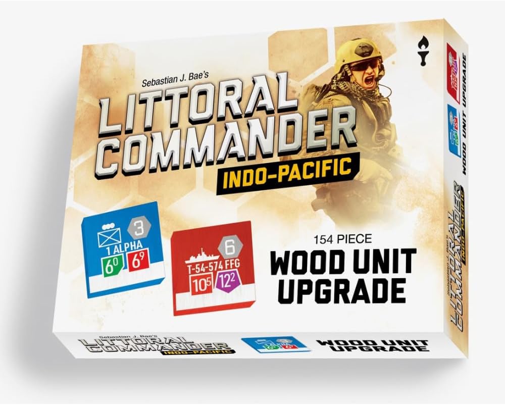 Littoral Commander: Indo-Pacific Wood Tokens Upgrade Expansion