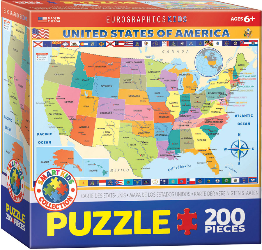 Puzzle Eurographics:  200 piece Inventors and their Inventions