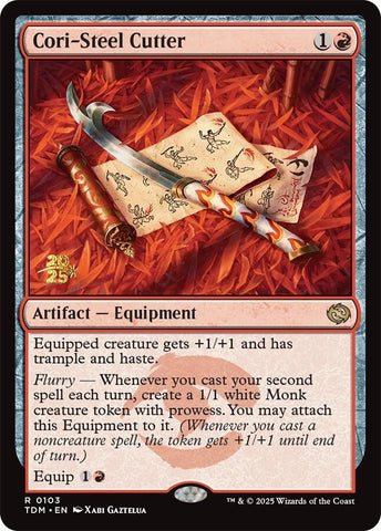 Cori-Steel Cutter [Tarkir: Dragonstorm Prerelease Cards]