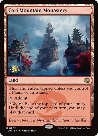 Cori Mountain Monastery [Tarkir: Dragonstorm Prerelease Promos]