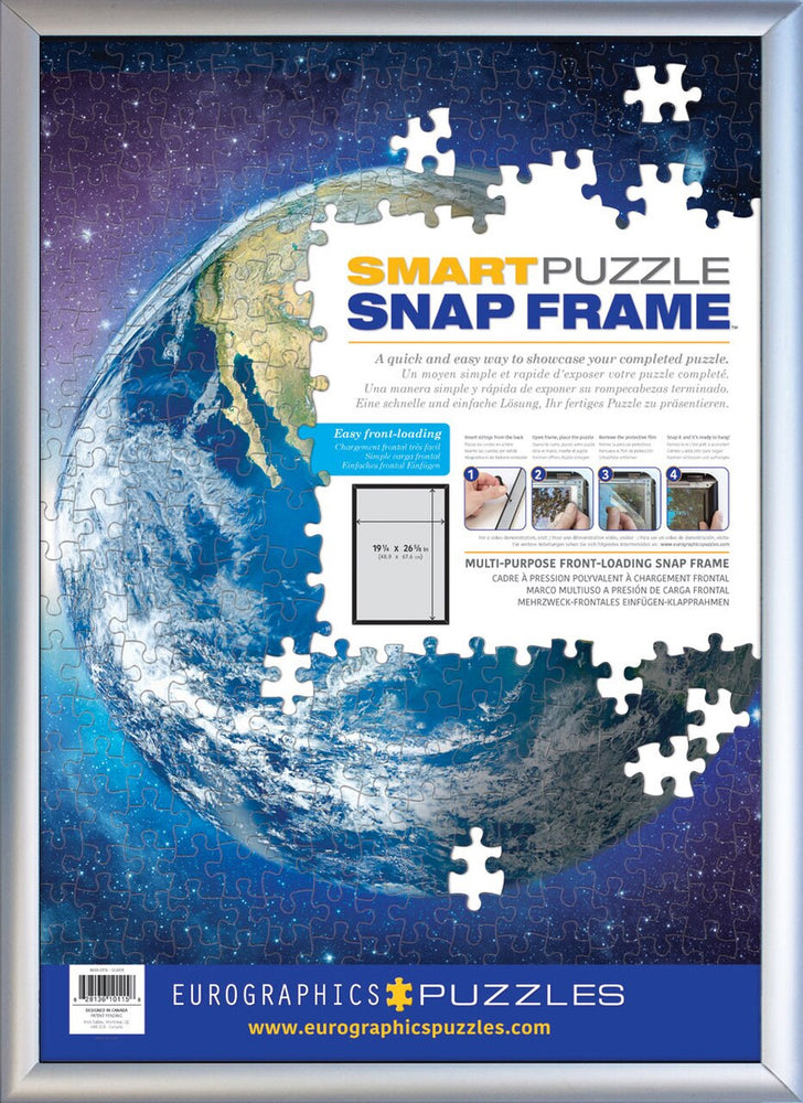 Puzzle Eurographics: Frame - Assembled Aluminum Snap