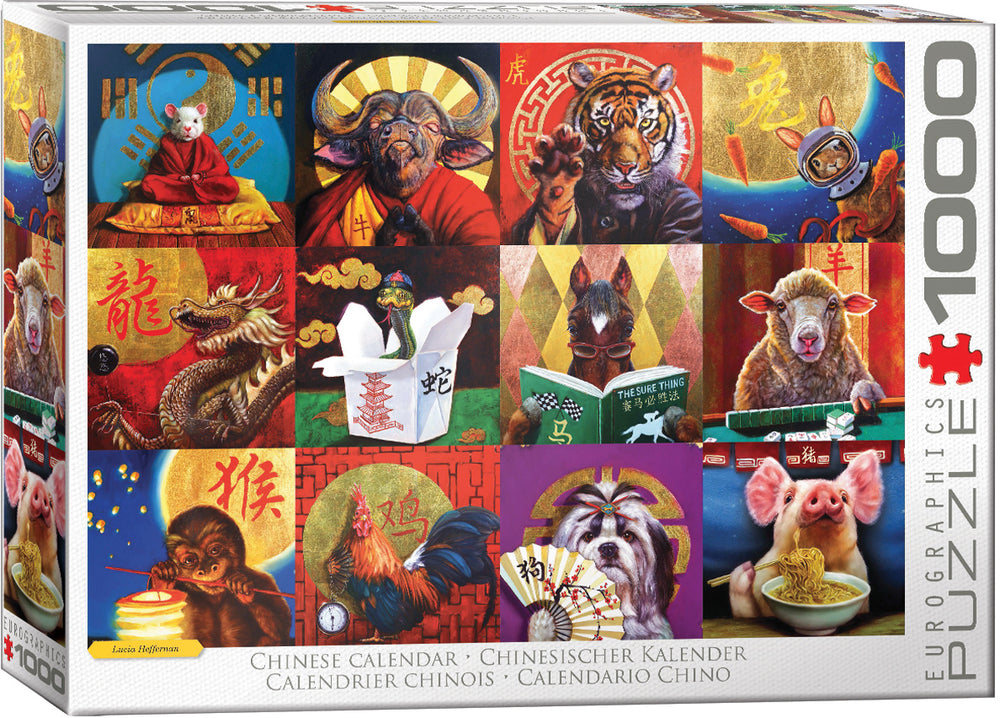 Puzzle Eurographics: 1000 piece Chinese Calendar