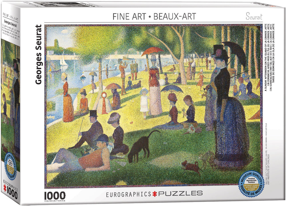 Puzzle Eurographics: 1000 piece A Sunday on La Grande Jatte by Georges Seurat