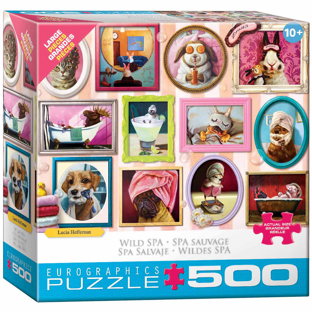 Puzzle Eurographics:  500 large piece A Day at the Spa by Heffernan