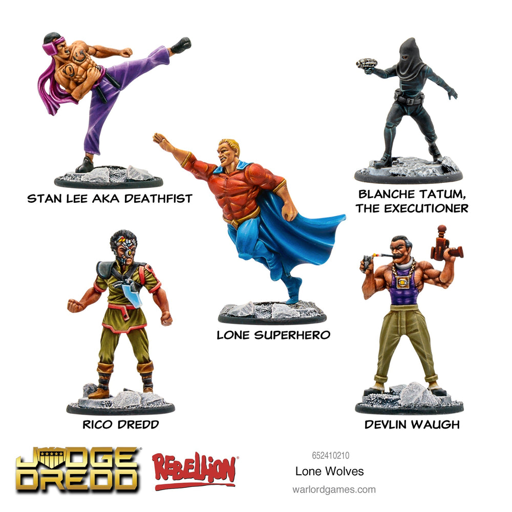 Judge Dredd Miniatures: Lone Wolves