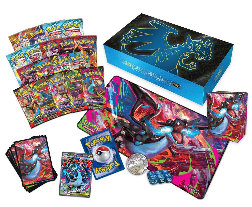 Pokémon: Mega Charizard X ex Ultra-Premium Collection 2025