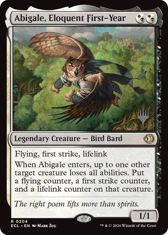 Abigale, Eloquent First-Year [Lorwyn Eclipsed Promos]