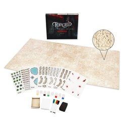 BattleMat Forged: Deluxe Campaign Edition 39" x 22" Dry Erase w/Grid and Hex Map Pattern