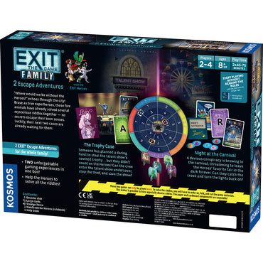 EXIT Family: 2 Escape Adventures (Volume 2): The Trophy Case/Night at the Carnival
