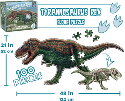 Puzzle Genius:   100 piece Tyrannosaurus Rex