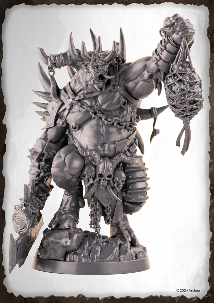 Dungeons & Lasers Fantasy: Caves - Baef the Horned Demon