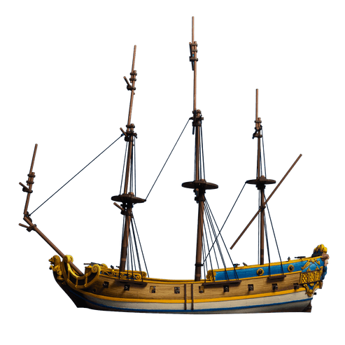 Blood & Plunder: Ship - Pirate 6th Rate Frigate