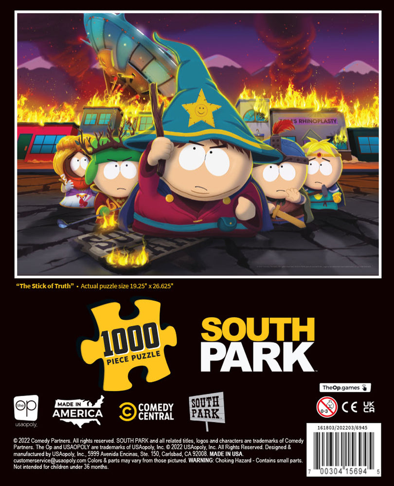 Puzzle USAopoly: 1000 piece South Park Stick of Truth