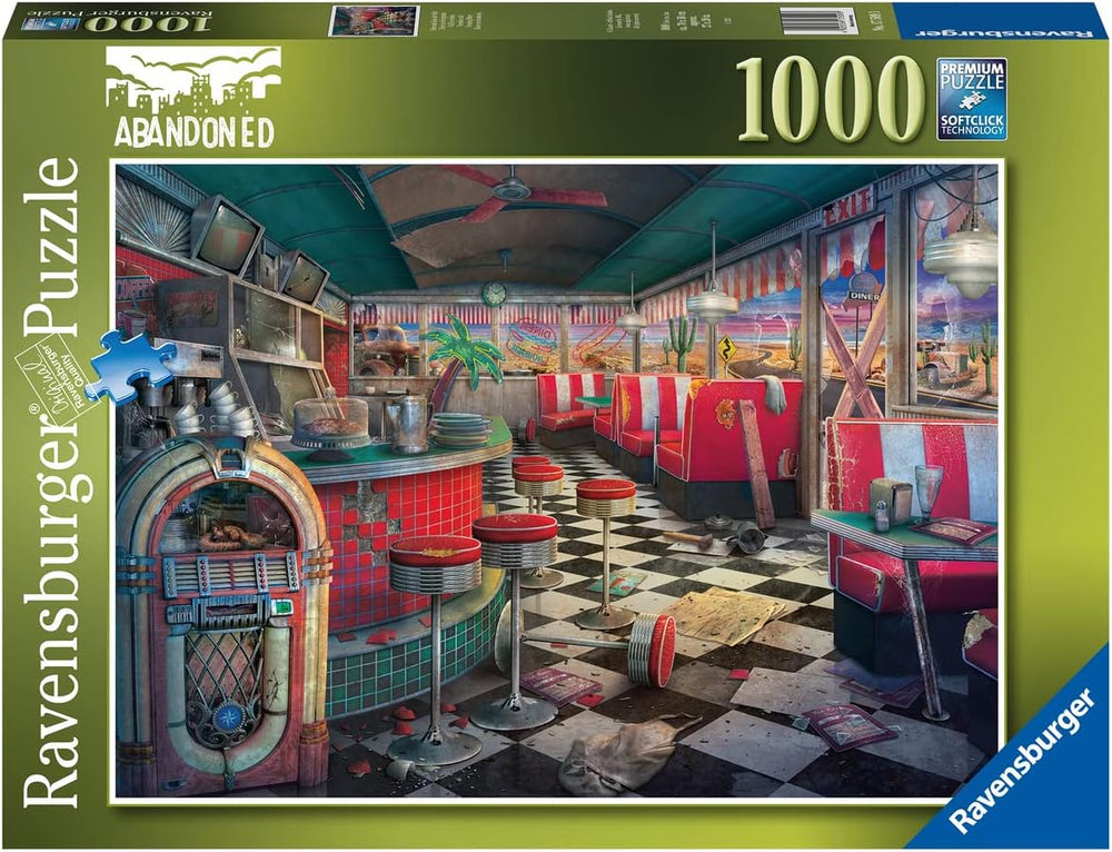 Puzzle Ravensburger: 1000 piece Decaying Diner