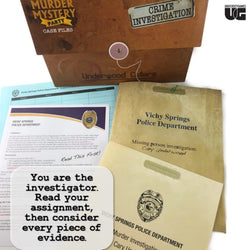 Murder Mystery Party Case Files: Underwood Cellar
