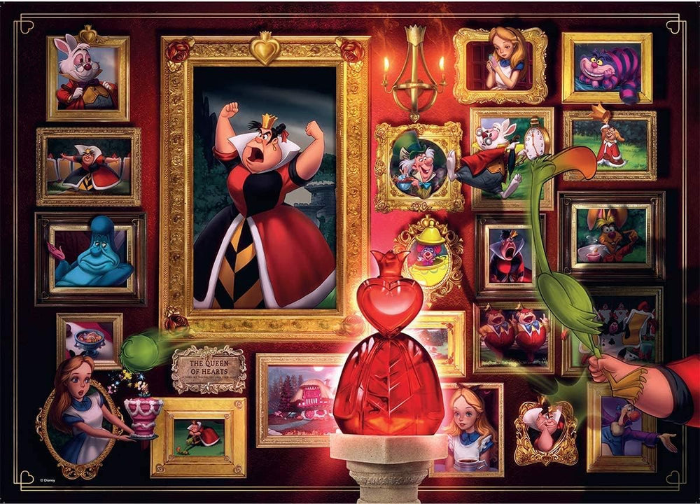 Puzzle Ravensburger 1000 piece Villainous - Queen of Hearts
