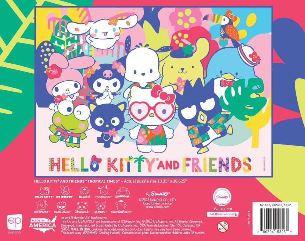 Puzzle USAopoly: 1000 piece Hello Kitty & Friends “Tropical Times”