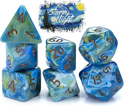 Dice Gate Keeper: Poly 7-Set Van Gogh