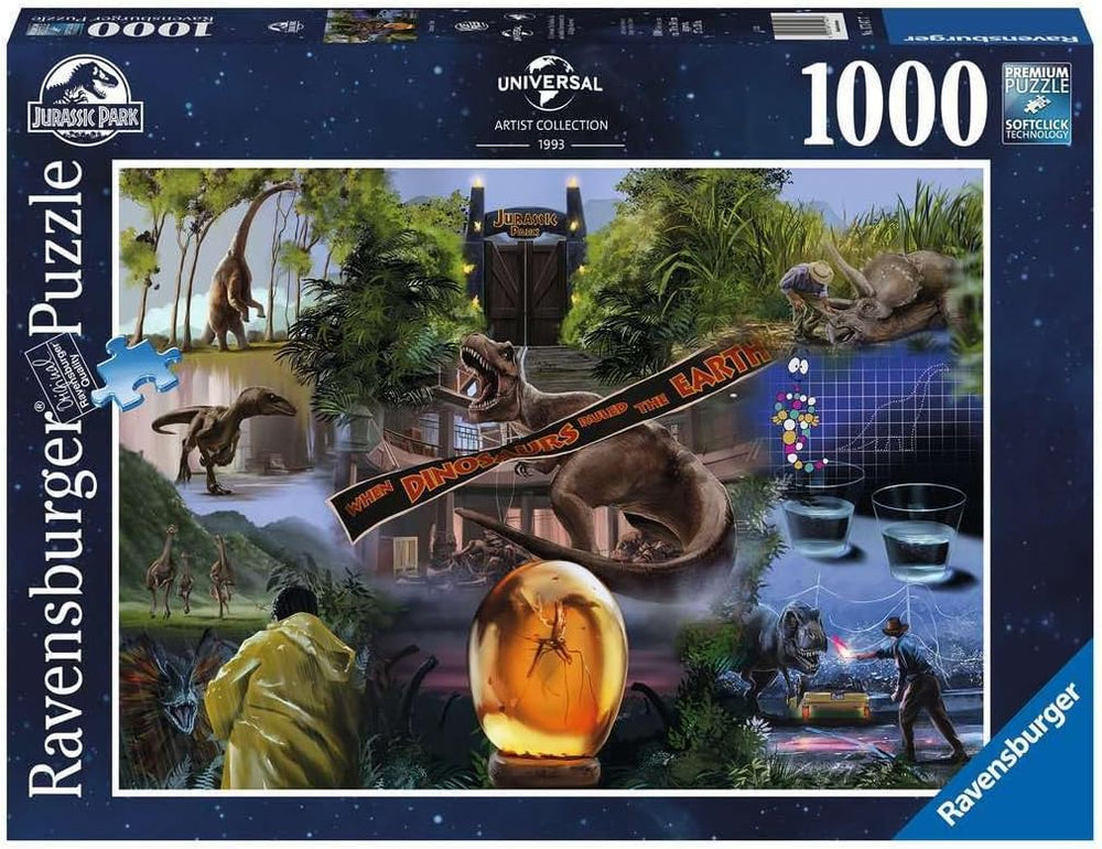 Puzzle Ravensburger: 1000 piece Universal Jurassic Park