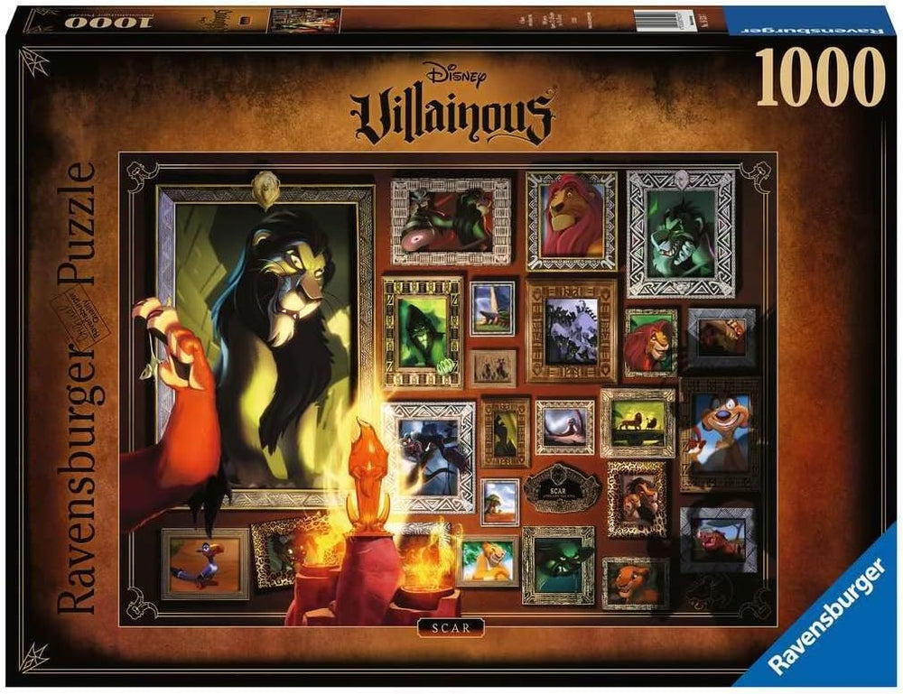 Puzzle Ravensburger: 1000 piece Disney Villainous: Scar