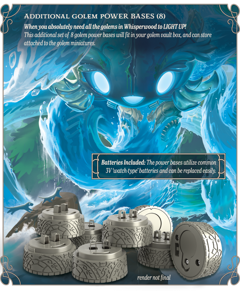 Whisperwood: Additional Golem Power Bases