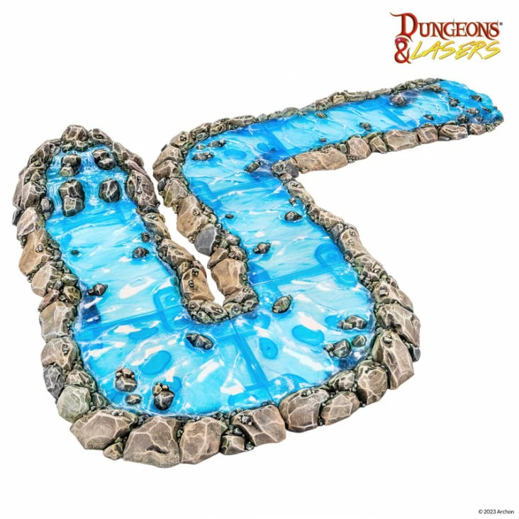 Dungeons & Lasers Fantasy Terrain: Modular River