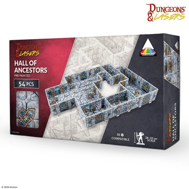 Dungeons & Lasers Terrain Fantasy Pre-painted: Halls of Ancestors