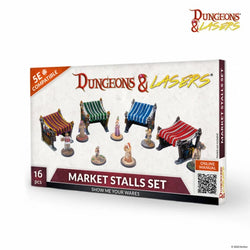 Dungeons & Lasers Terrain Fantasy: Market Stalls Set