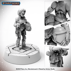 Mini Starfinder: Halfling Pilot
