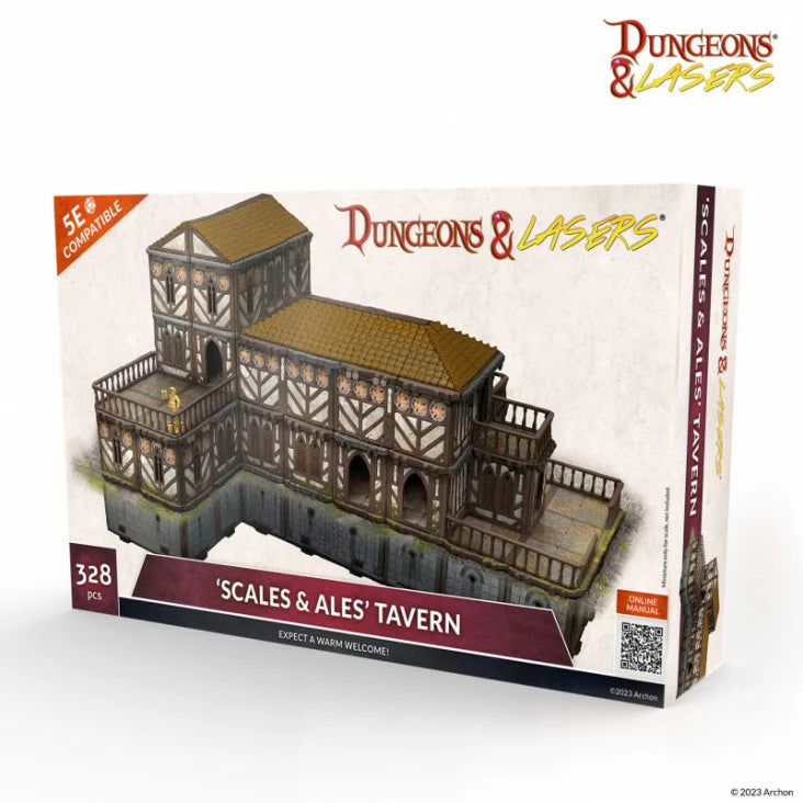 Dungeons & Lasers Fantasy Terrain: "Scales & Ales" Tavern
