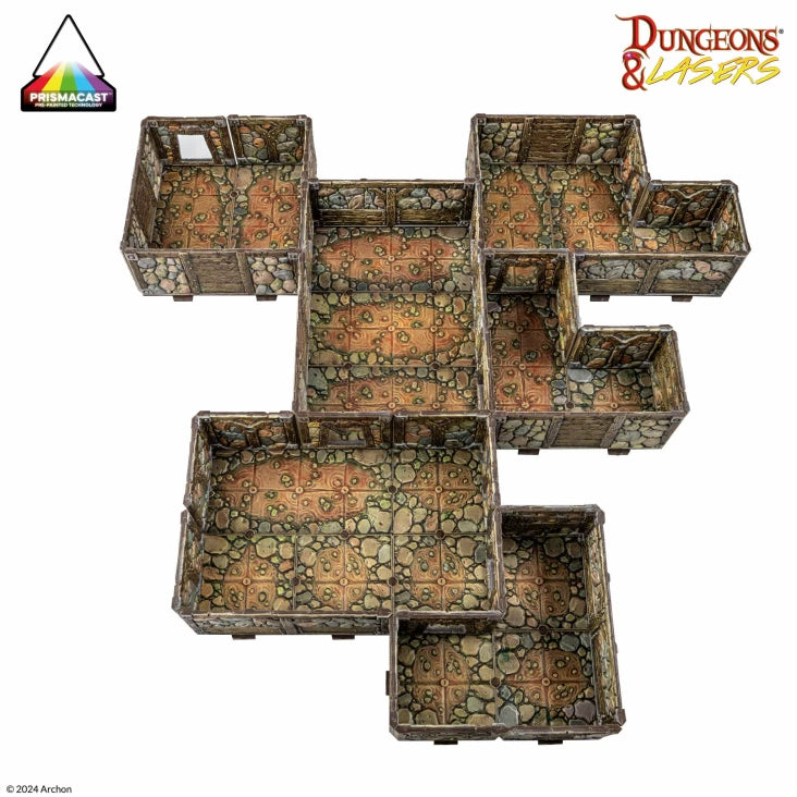Dungeons & Lasers Terrain Fantasy Pre-Painted: Abandoned Mines: