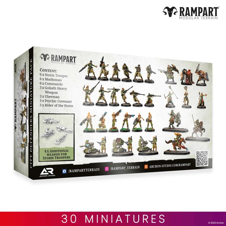 Mini Rampart: City Defenders Miniature Pack