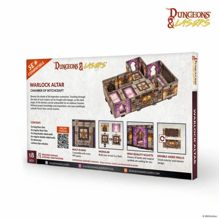 Dungeons & Lasers Terrain: Warlock Altar