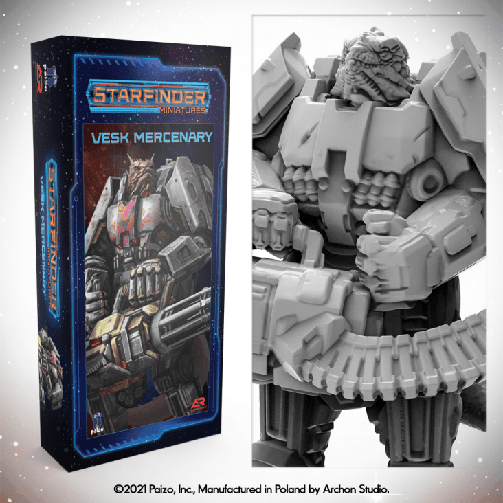 Mini Starfinder: Vesk Mercenary