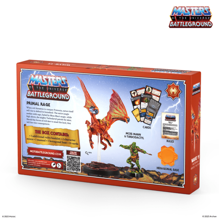 Masters of the Universe Battleground: Preternian Moss Man/Turbodactyl