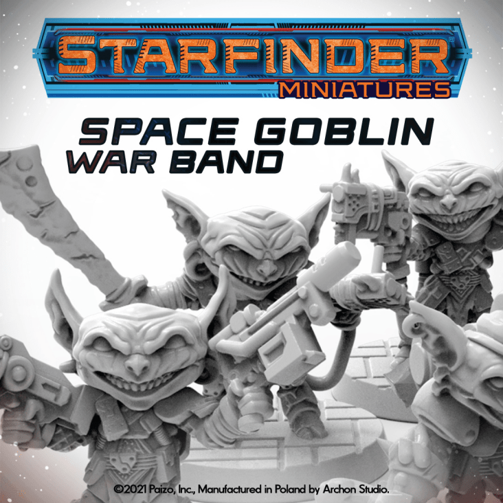 Mini Starfinder: Space Goblin War Band