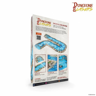 Dungeons & Lasers Fantasy Terrain: Modular River