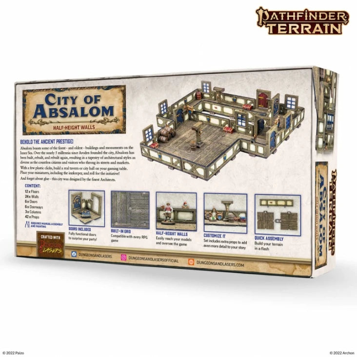 Dungeons & Lasers Pathfinder Terrain: City Of Absalom