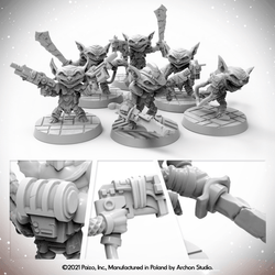 Mini Starfinder: Space Goblin War Band